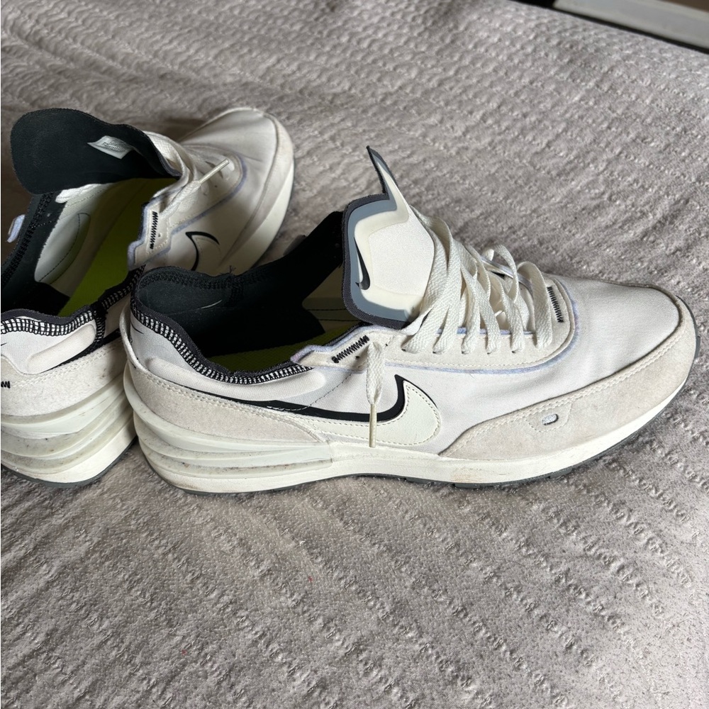Nike white and Black lace up Sneakers
